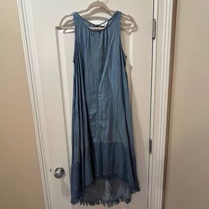 Crown & Ivy High Low Tencel Dress, Size Medium